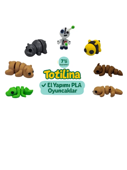 7'li set (voodoo arı ejderha su samuru timsah ayı hipopotam…) ürün görseli 1