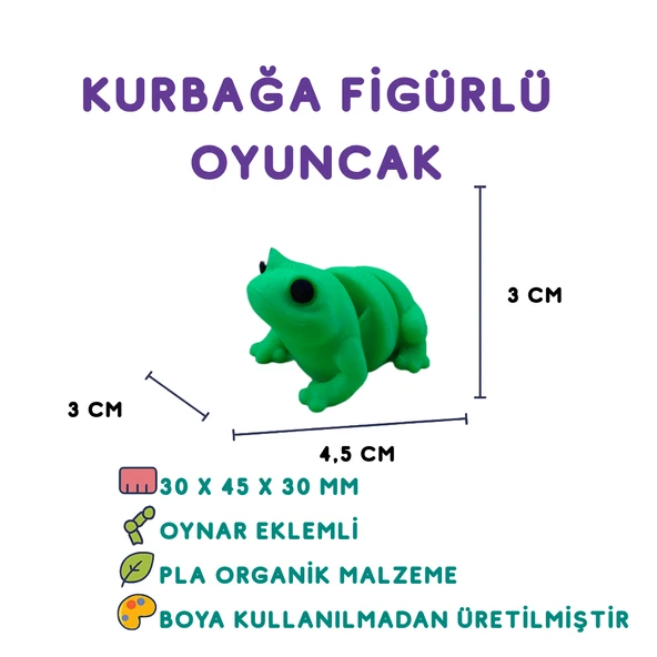 Kurbağa Figür - Minyatür Oyuncak ürün görseli 1