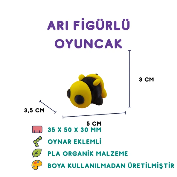 Tombul Arı Figür - Minyatür Oyuncak ürün görseli 1