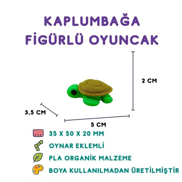 Kaplumbağa Figür -Minyatür Oyuncak ürün görseli 1