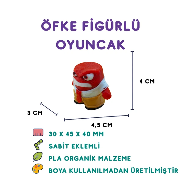Ters Yüz Öfke Figür - Minyatür Oyuncak ürün görseli 1
