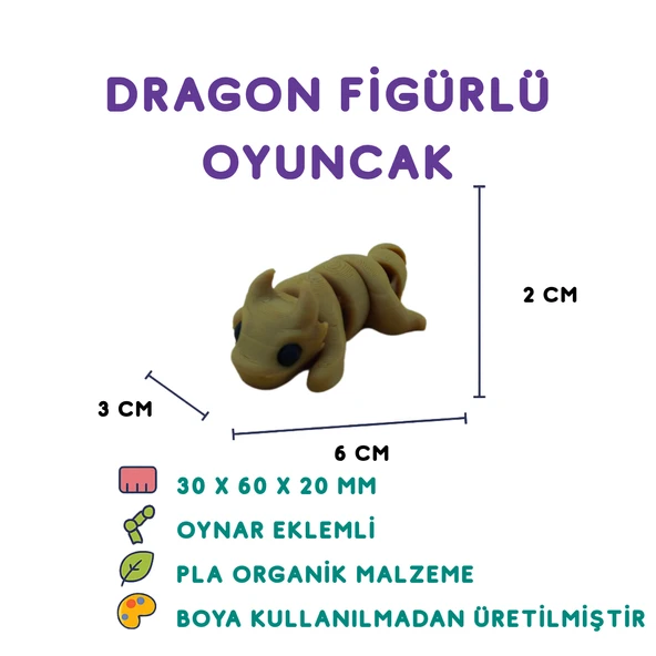 Ejderha Figür - Minyatür Oyuncak ürün görseli 1