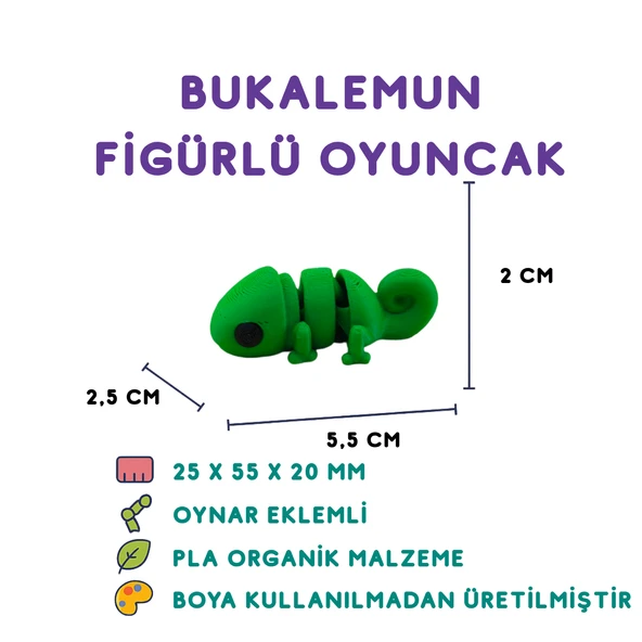 Bukalemun Figür - Minyatür Oyuncak ürün görseli 1
