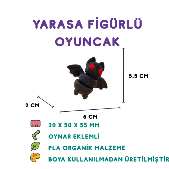 Yarasa Figür - Minyatür Oyuncak ürün görseli 1