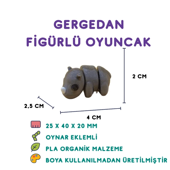 Gergedan Figür - Minyatür Oyuncak ürün görseli 1