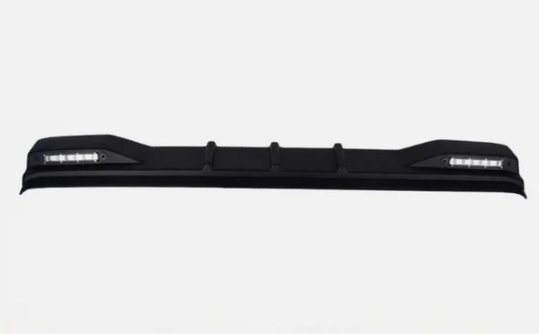 JEEP WRANGLER RUBİCON JK UYUMLU ÖN CAM ÜSTÜ LEDLİ SPOİLER 2007-2017 ürün görseli 1