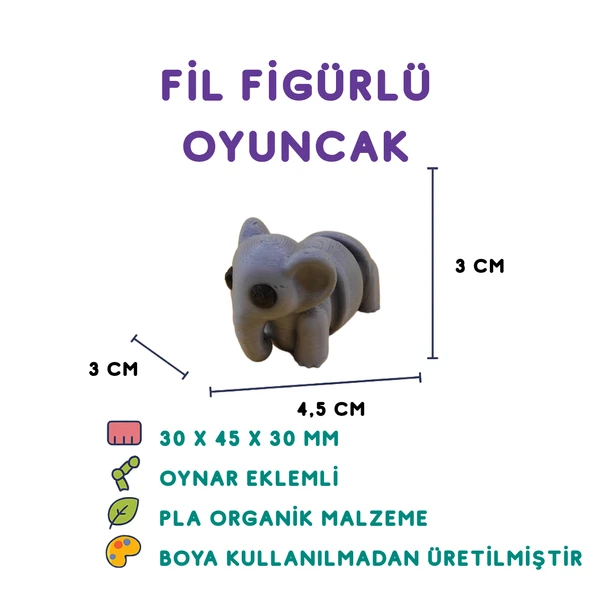 Fil Figür - Minyatür Oyuncak ürün görseli 1