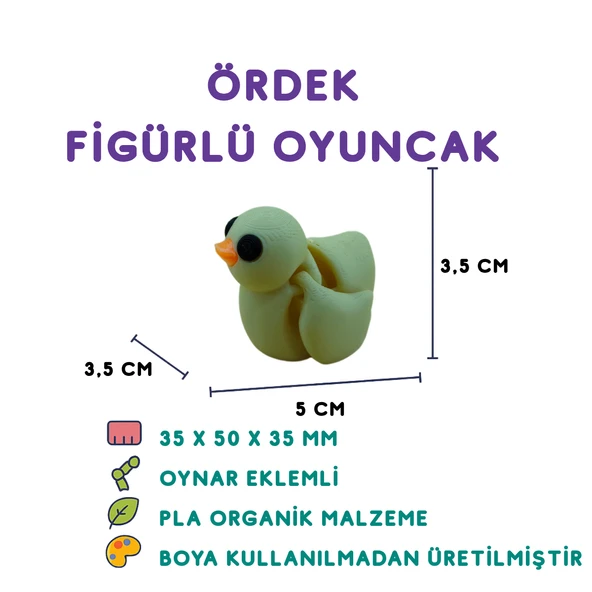 Ördek Figür -Minyatür Oyuncak ürün görseli 1
