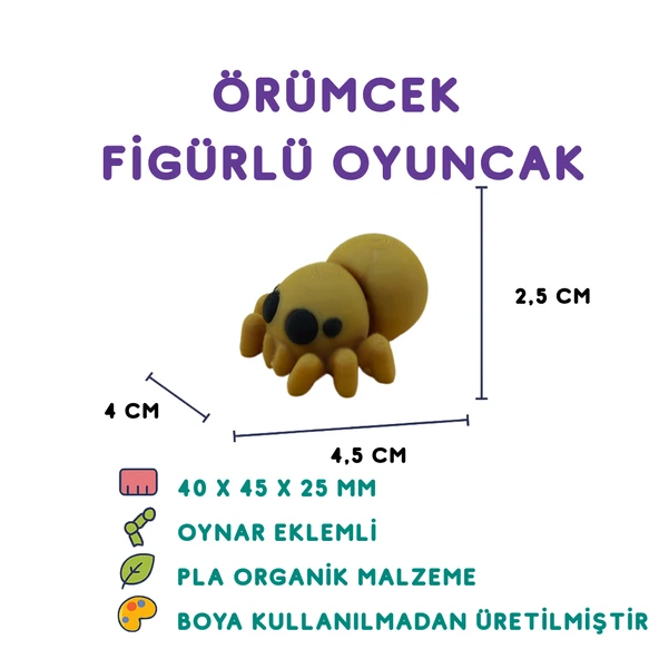 Örümcek Figür - Minyatür Oyuncak ürün görseli 1