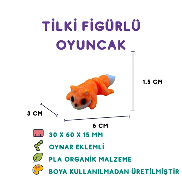 Tilki Figür - Minyatür Oyuncak ürün görseli 1