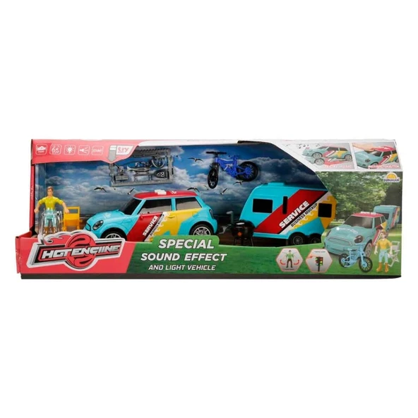 Nessiworld Sesli ve Işıklı Karavan Seti - Resim 2