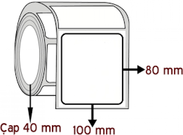80X100 BARKOD ETİKETİ 250 SARIM ürün görseli 1
