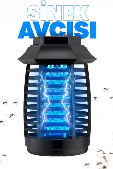 UV Işıklı Elektrikli Sinek Öldürücü Askılı Kulplu İç Dış Mekan Kablolu Sessiz Koku Yapmaz ürün görseli 1