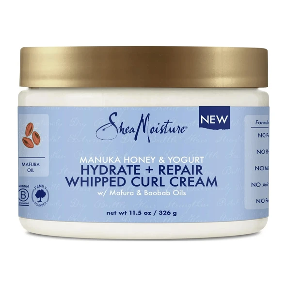 Shea Moisture Manuka Ballı ve Yoğurtlu Saç Şekillendirici Krem 326 GR ürün görseli 1