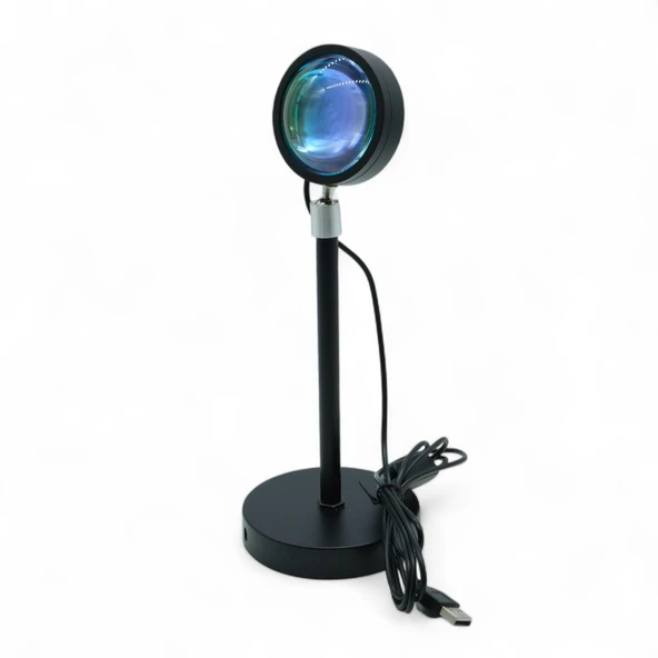 Newface XY01 Rgb 26cm Sunset Led Aydınlatma Siyah ürün görseli 1