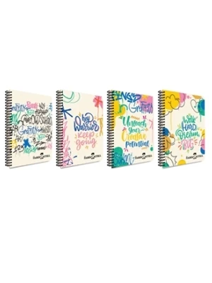 Faber Castell Defter Grafiti Pp Kapak Spiralli 100 Yaprak Kareli 5075000430000 ürün görseli 1