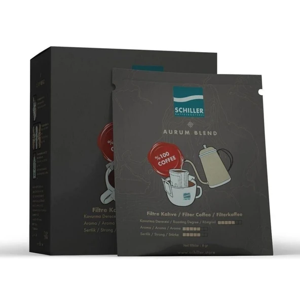 Aç Demle İç Filtre Kahve Aurum Blend 10 lu ürün görseli 1
