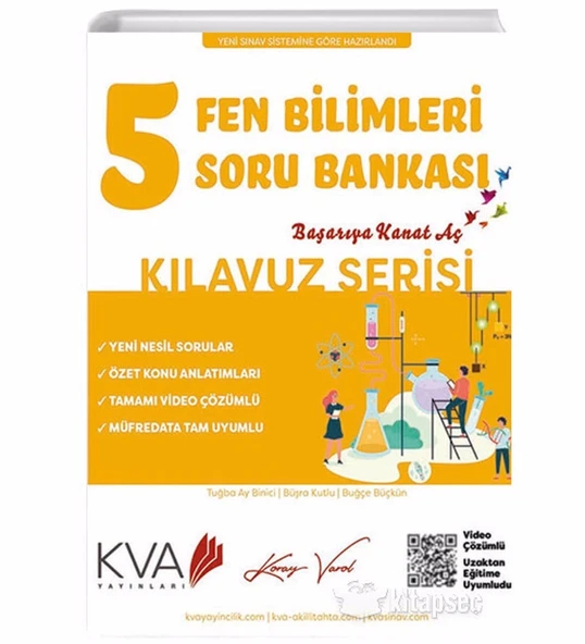 Kva 5.Sınıf Fen Bilimleri Soru Bankası Kılavuz Serisi ürün görseli 1