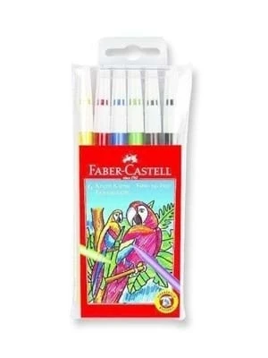 Faber Keçeli Kalem 6 Renk 5062155106 Poşet Ambalaj ürün görseli 1