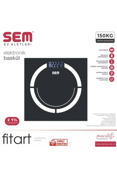 Sem Fitart Elektronik Baskül - Resim 2
