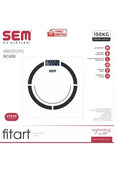 Sem Fitart Elektronik Baskül ürün görseli 1