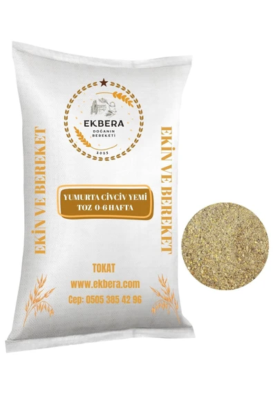 EKBERA - Yumurta Civciv Yemi (Toz) (0-6 Hafta) - 10 kg ürün görseli 1