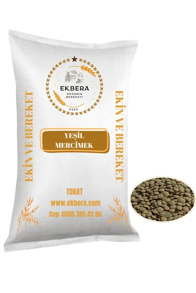 EKBERA - Yeşil Mercimek 5 Kg ürün görseli 1
