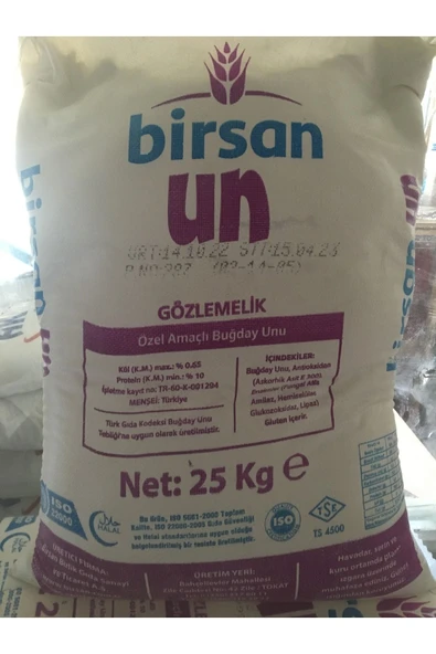 BİRSAN Zile Un 25 Kg Özel Amaçlı Buğday Unu - Gözlemelik ürün görseli 1