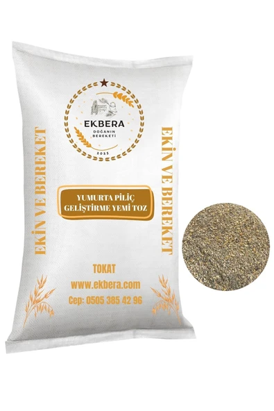 EKBERA - Yumurta Piliç Geliştirme Yemi (Toz) (13. Hafta Başlangıç) - 1 kg ürün görseli 1