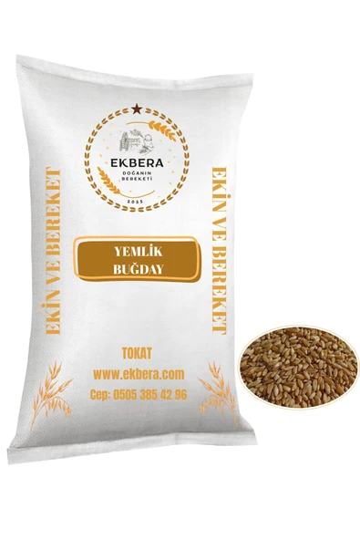 EKBERA Tavuk, Güvercin ve Kanatlılar İçin Yemlik Buğday (Sarı Tane) - 1 kg ürün görseli 1
