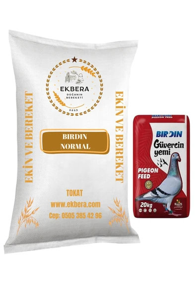EKBERA - Bırdın Güvercin Yemi (NORMAL) - 20 Kg - Kaliteli Karışım ürün görseli 1