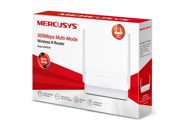 TP-LINK MERCUSYS MW302R 3PORT 300Mbps A.POINT/ROUTER - Resim 7