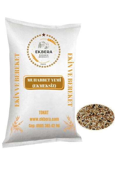 EKBERA Karışık Muhabbet Yemi - Yeni Mahsül - 1 Kg - Ekmeksiz ürün görseli 1