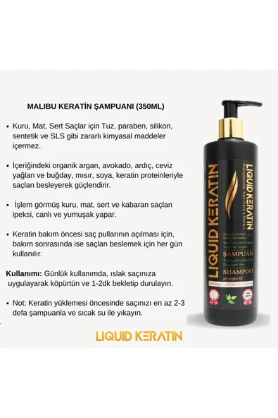 Kabaran Saç Keratin Bakım Seti (4'LÜ) - Resim 4