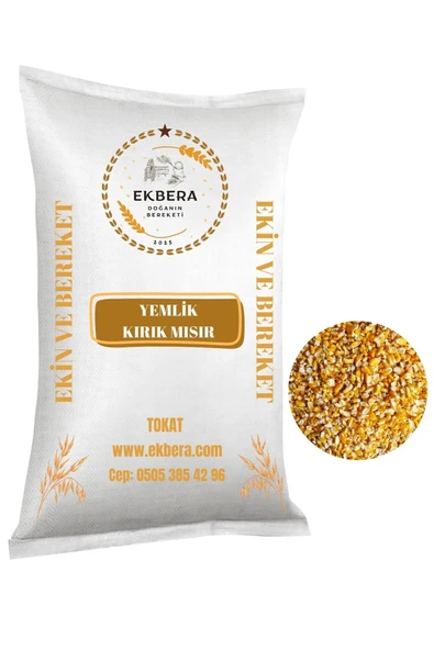 EKBERA Yemlik Kırık Mısır (Tavuk, Güvercin, Kanatlı Yem) - 10 Kg ürün görseli 1