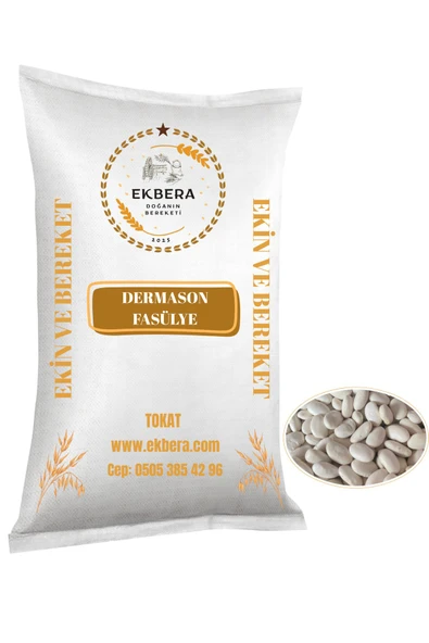 EKBERA Yerli Dermason Fasulye 7. 5 mm - 5 kg ürün görseli 1