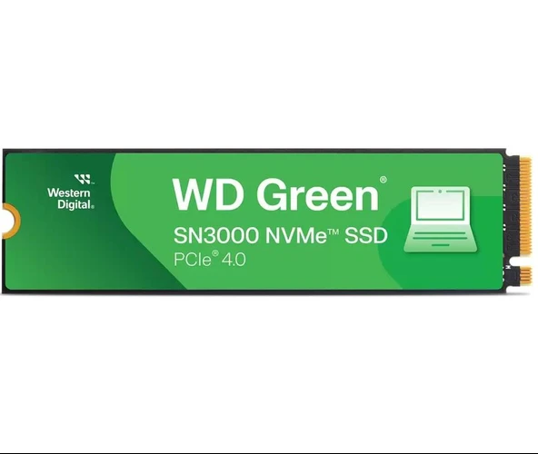 2TB WD GREEN M.2 NVMe SN3000 5000/4200MB/s WDS200T4G0E SSD ürün görseli 1