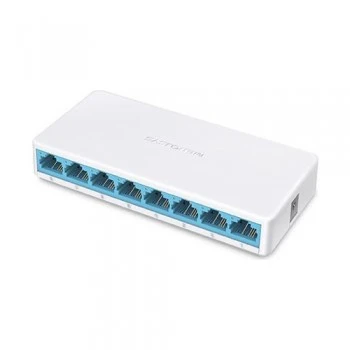 TP-LINK MERCUSYS MS108 8PORT 10/100 YÖNETİLEMEZ SWITCH ürün görseli 1