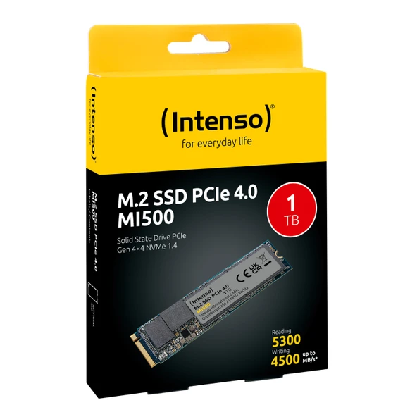 1TB INTENSO MI500 3836460 GEN 4X4 5300/4500MB/s SSD ürün görseli 1