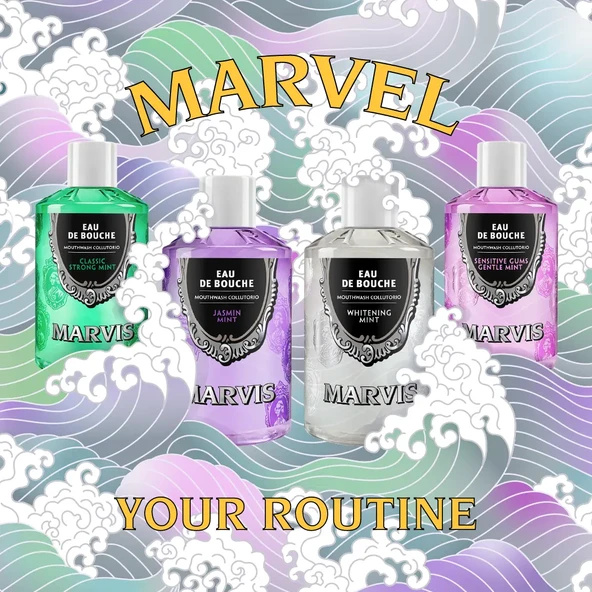 Marvis Classic Strong Mint Ağız Bakım Suyu 400 ml - Resim 4
