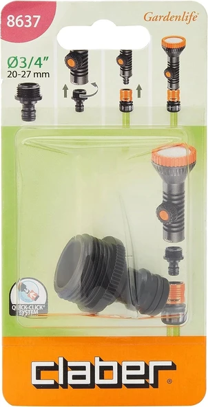 SPRİNKLER ADAPTÖRÜ 3/4 CLABER 8637 ürün görseli 1