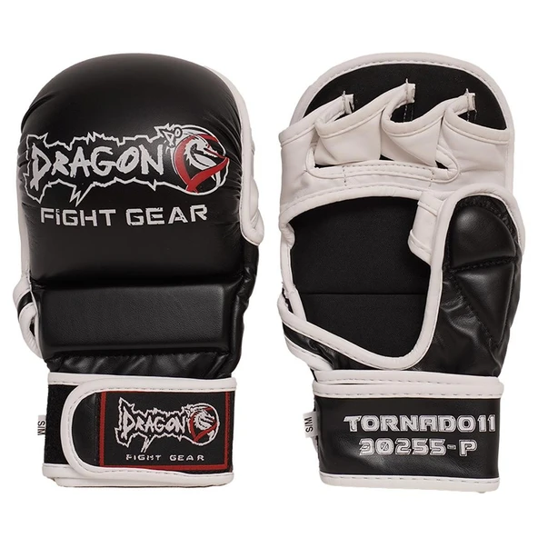 DragonDo 30255-P Tornado II MMA Eldiveni Siyah Kaplumbağa Eldiven Torba Eldiveni ürün görseli 1