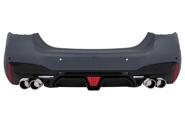 BMW F10 / F10 LCI - G30 LCI M5 UYUMLU MAKYAJLAMA ARKA TAMPON + DİFÜZÖR + EGZOZ UCU ürün görseli 1