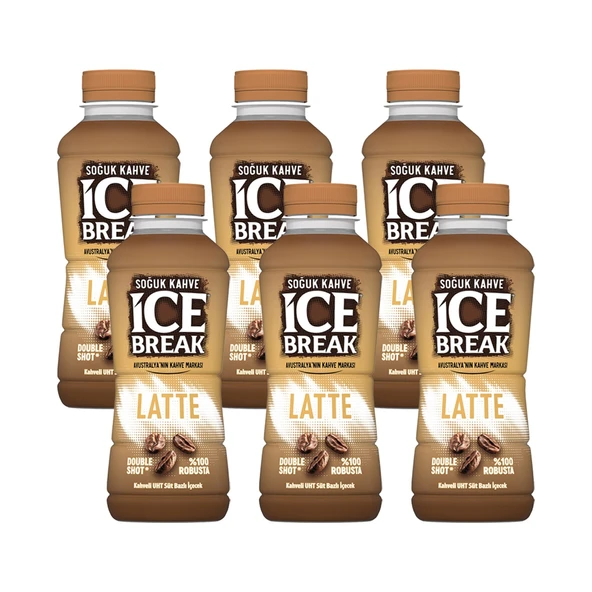 Ülker Ice Break Latte 375 ml 6 lı ürün görseli 1