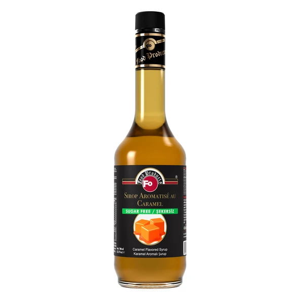 FO Karamel Aromalı Şurup - Şekersiz 700 ml ürün görseli 1