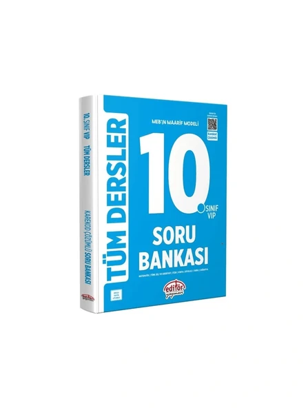 EDİTÖR 10. Sınıf VIP Tüm Dersler Soru Bankası ürün görseli 1