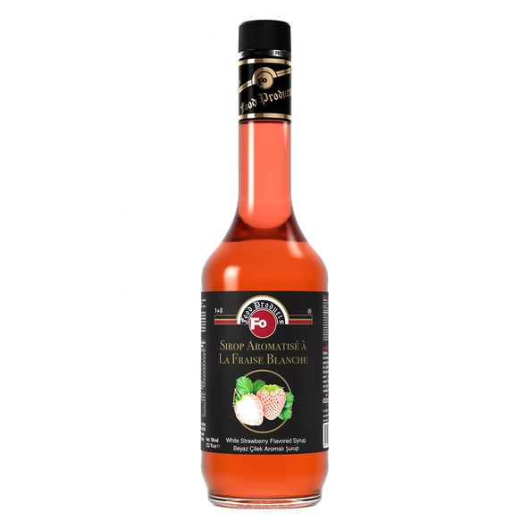 FO Beyaz Çilek Aromalı Şurup 700 ml ürün görseli 1