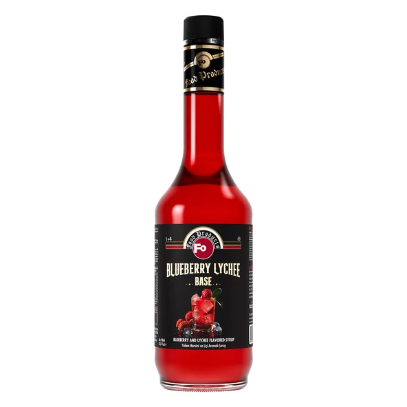 FO Yaban Mersini ve Liçi Aromalı Baz Şurup 700 ml ürün görseli 1