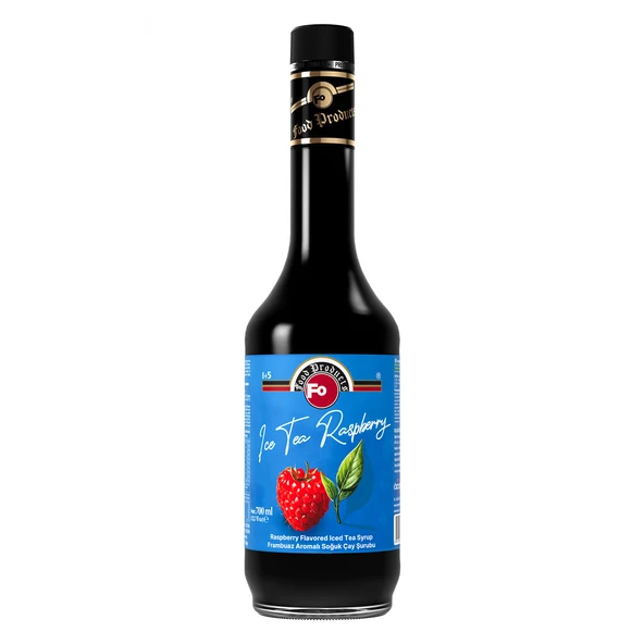 FO Frambuaz Aromalı Soğuk Çay Baz Şurubu 700 ml ürün görseli 1