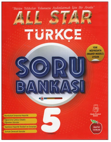 Newton 5. Sınıf Türkçe All Star Soru Bankası ürün görseli 1